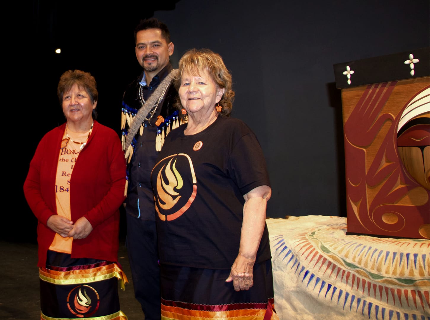 Two women elders at event